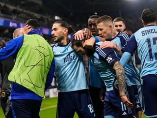 Tigran Barseghjan sa raduje z gólu v zápase proti AC Miláno.