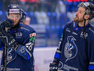 Sklamaní hráči Popradu.