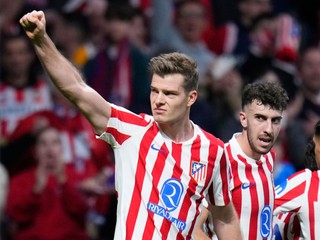 Alexander Sorloth oslavuje gól