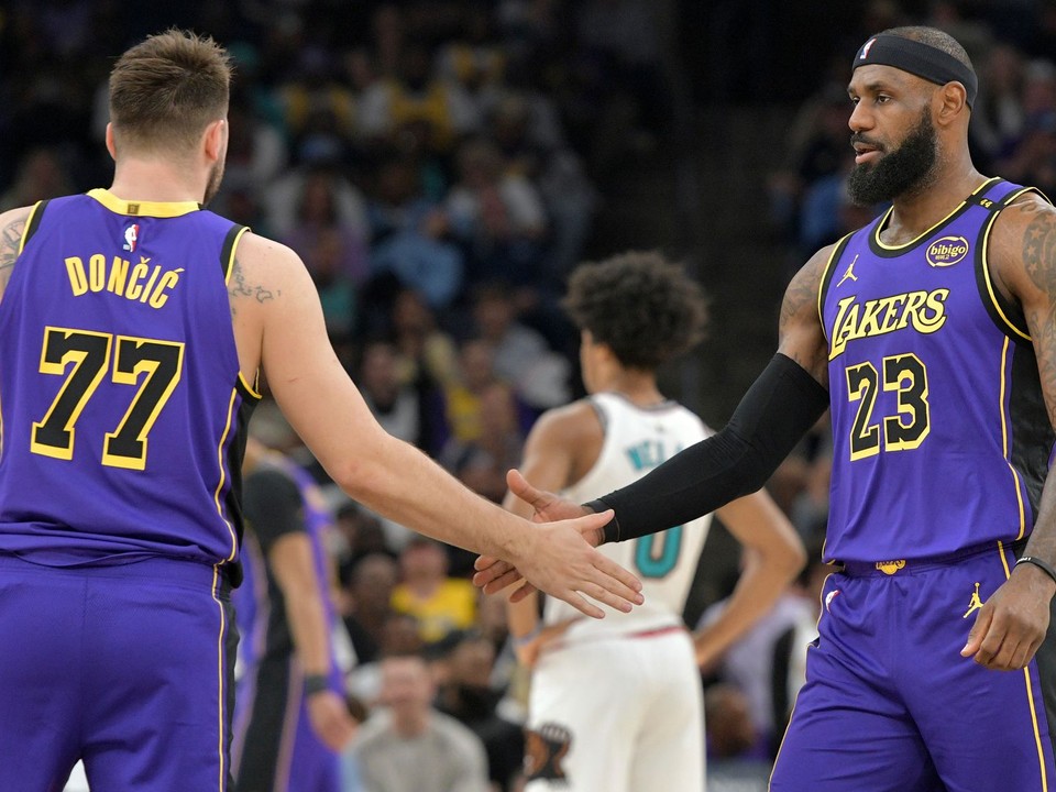 Luka Dončič a LeBron James