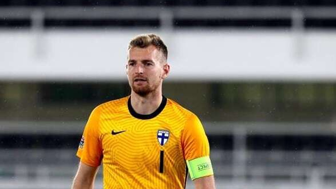 Lukáš Hrádecký, brankár Fínska.