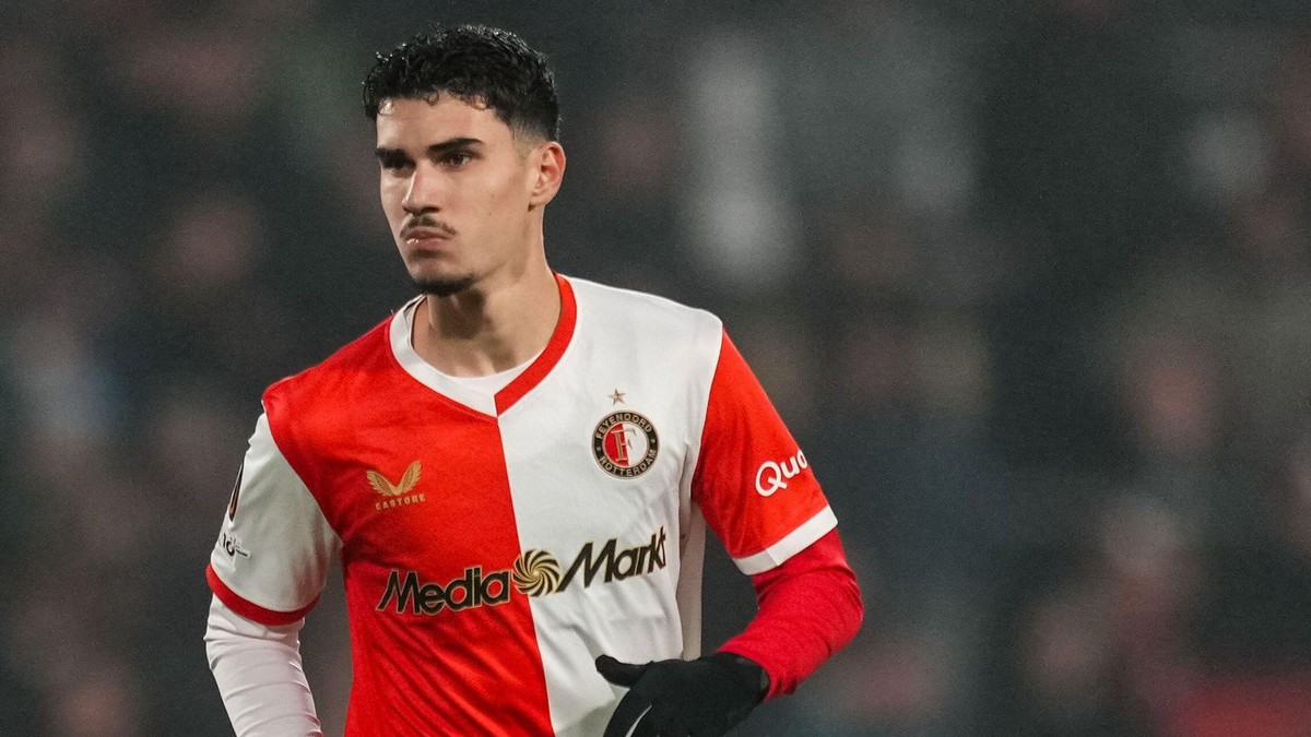 Shaqueel van Persie v drese Feyenoordu Rotterdam.