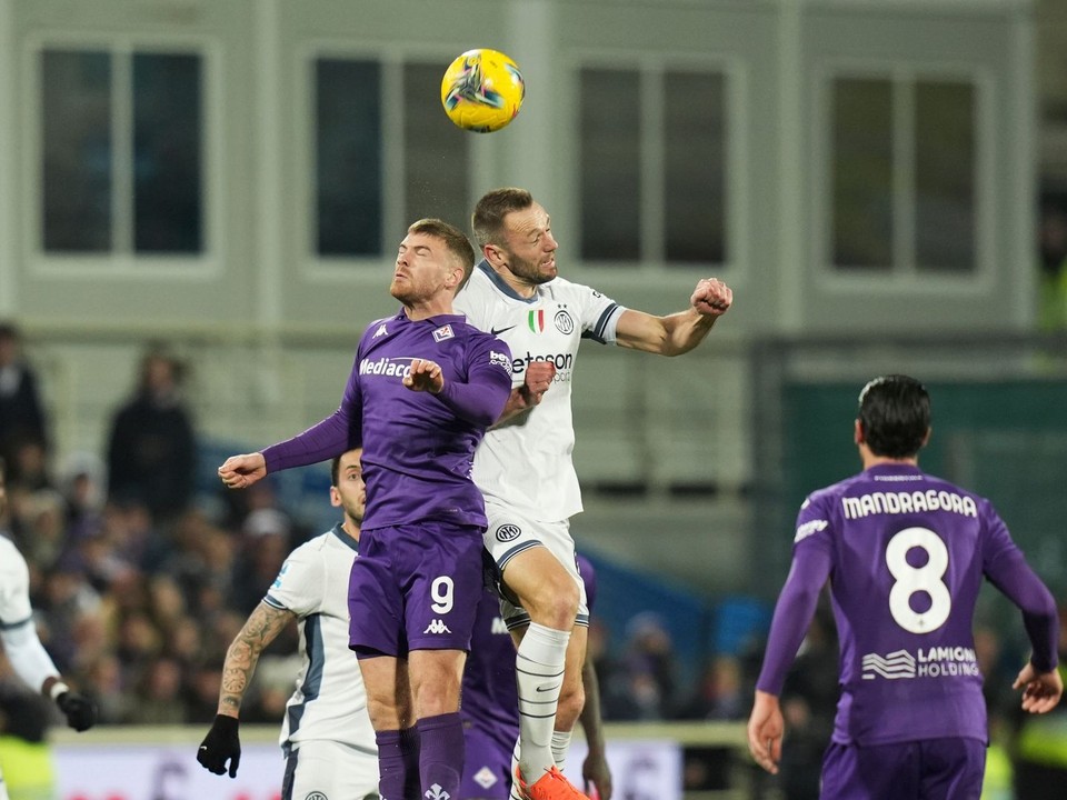 Fotka zo zápasu ACF Fiorentina - Inter Miláno.