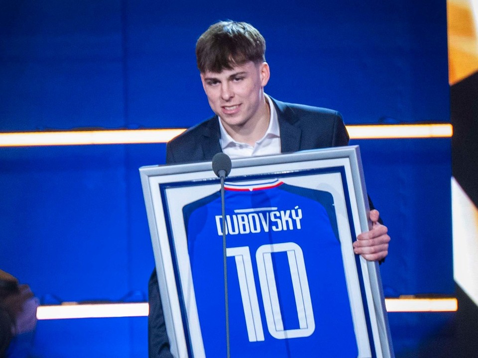 Víťaz Ceny Petra Dubovského pre najlepšieho hráča do 21 rokov Leo Sauer.