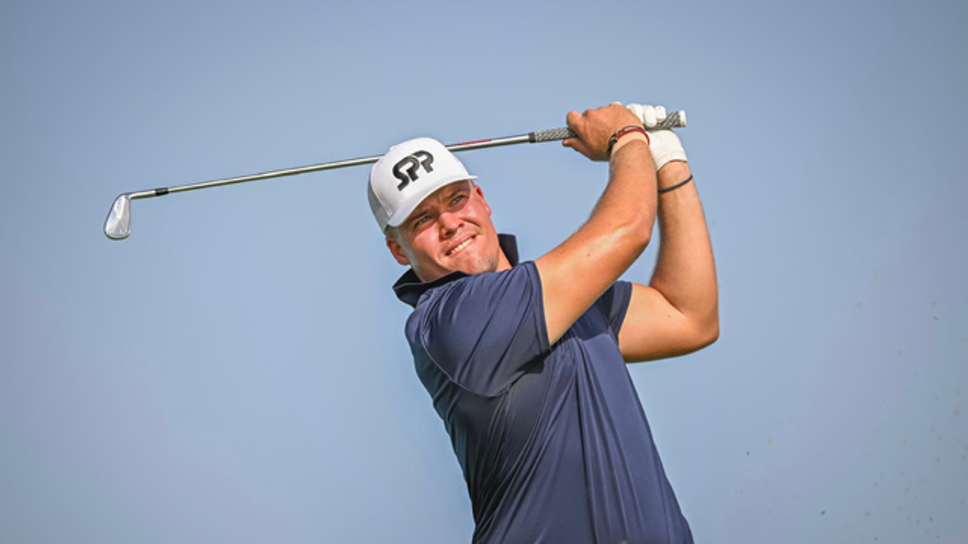 Slovenský golfista Tadeáš Teťák. 