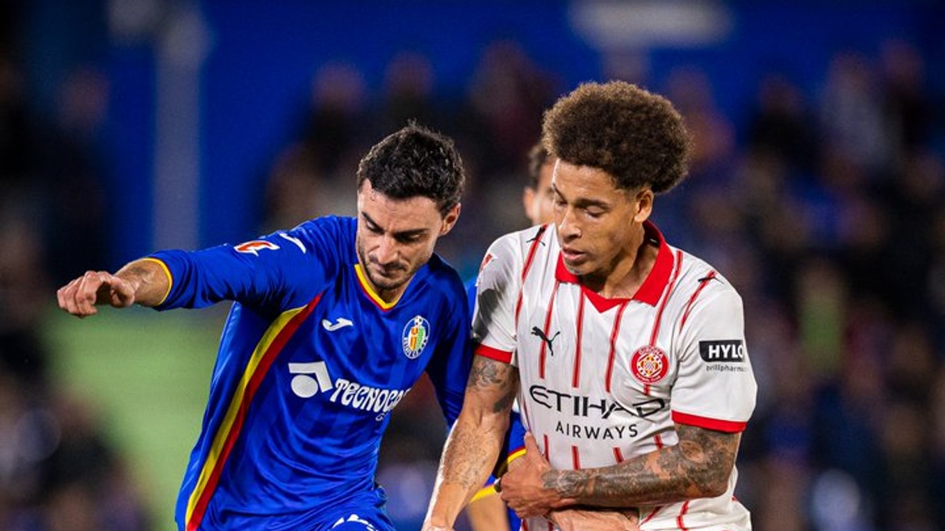 Momentka zo zápasu Getafe - Girona.