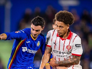 Momentka zo zápasu Getafe - Girona.