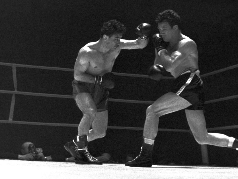 Súboj László Papp vs. Sauveur Chiocca v Paláci športov v Paríži v roku 1961.