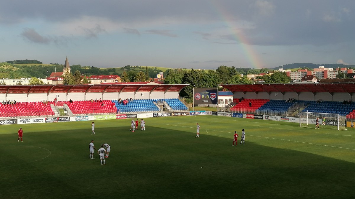 Futbalový štadión v Bardejove.
