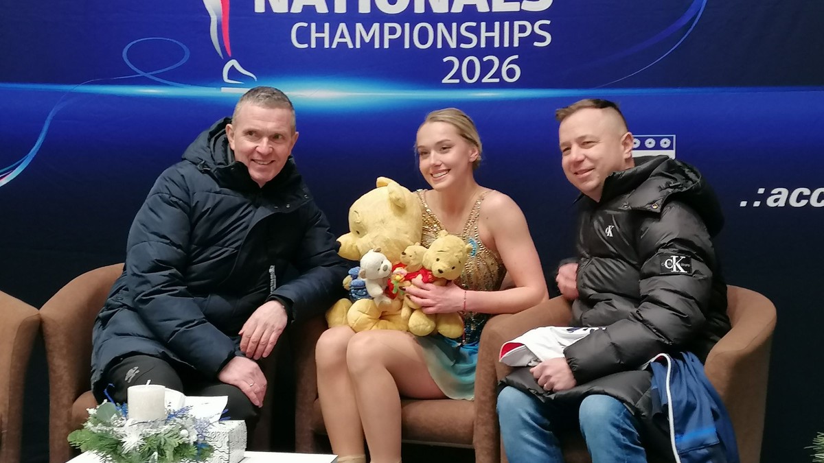 Vanesa Šelmeková po voľnej jazde na majstrovstvách štyroch krajín v Prešove.