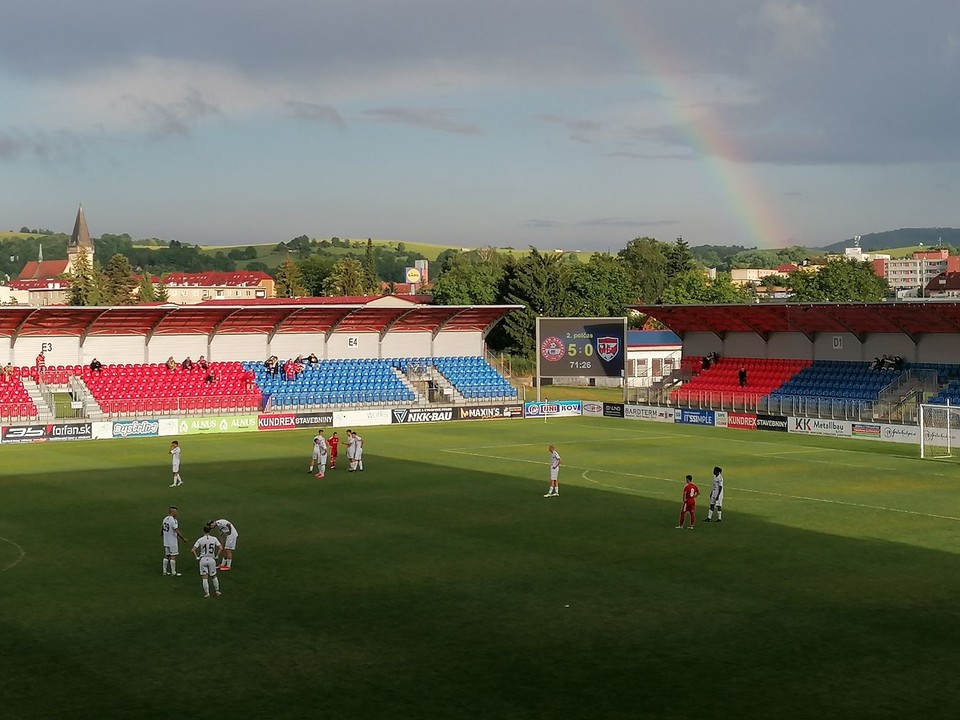 Futbalový štadión v Bardejove.