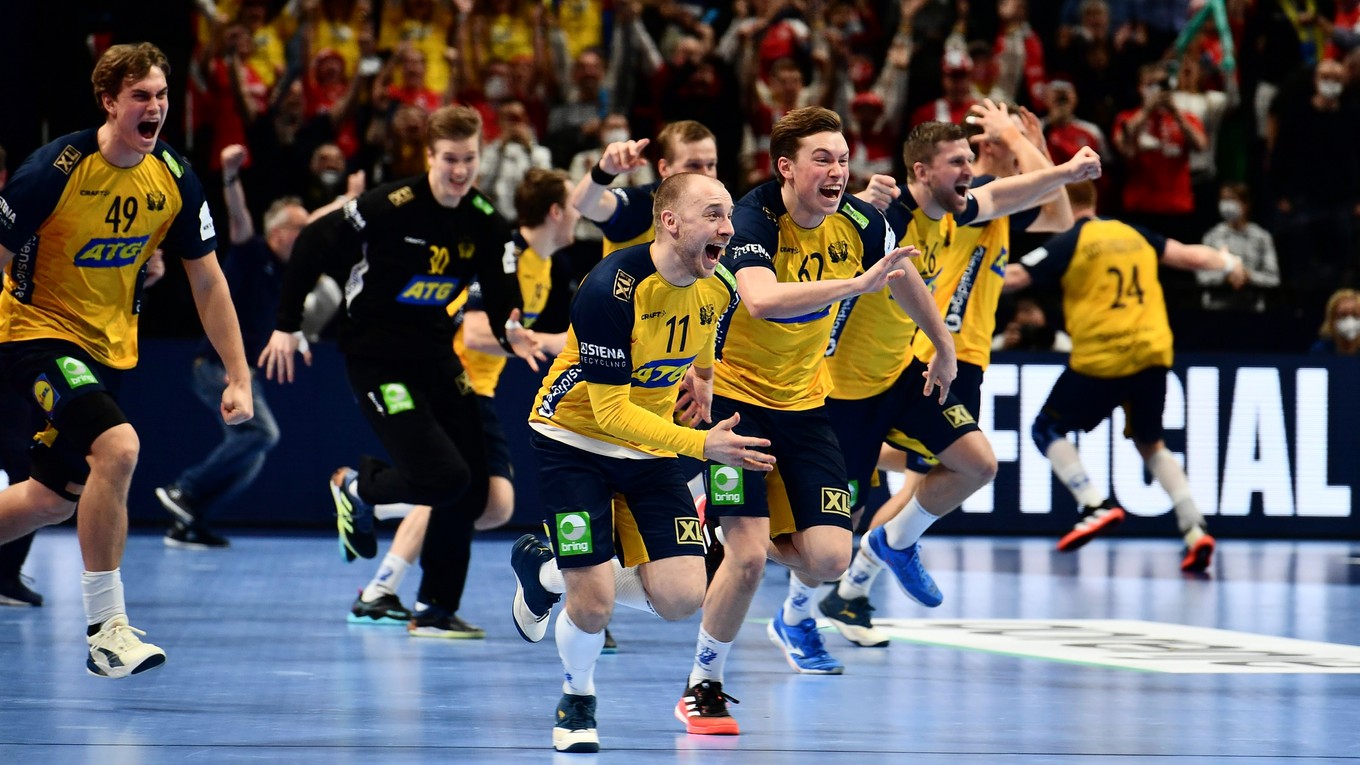 Hádzanári Švédska triumfovali na majstrovstvách Európy 2022. 