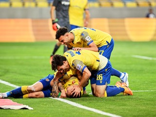 Futbalisti Dunajskej Stredy.