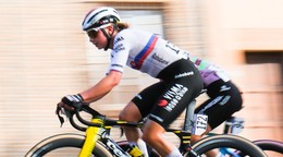 Slovenská cyklistka Viktória Chladoňová počas Gira d'Italia 2026. 