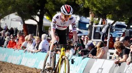 Viktória Chladoňová počas pretekov v cyklokrose v Benidorme 2026.           