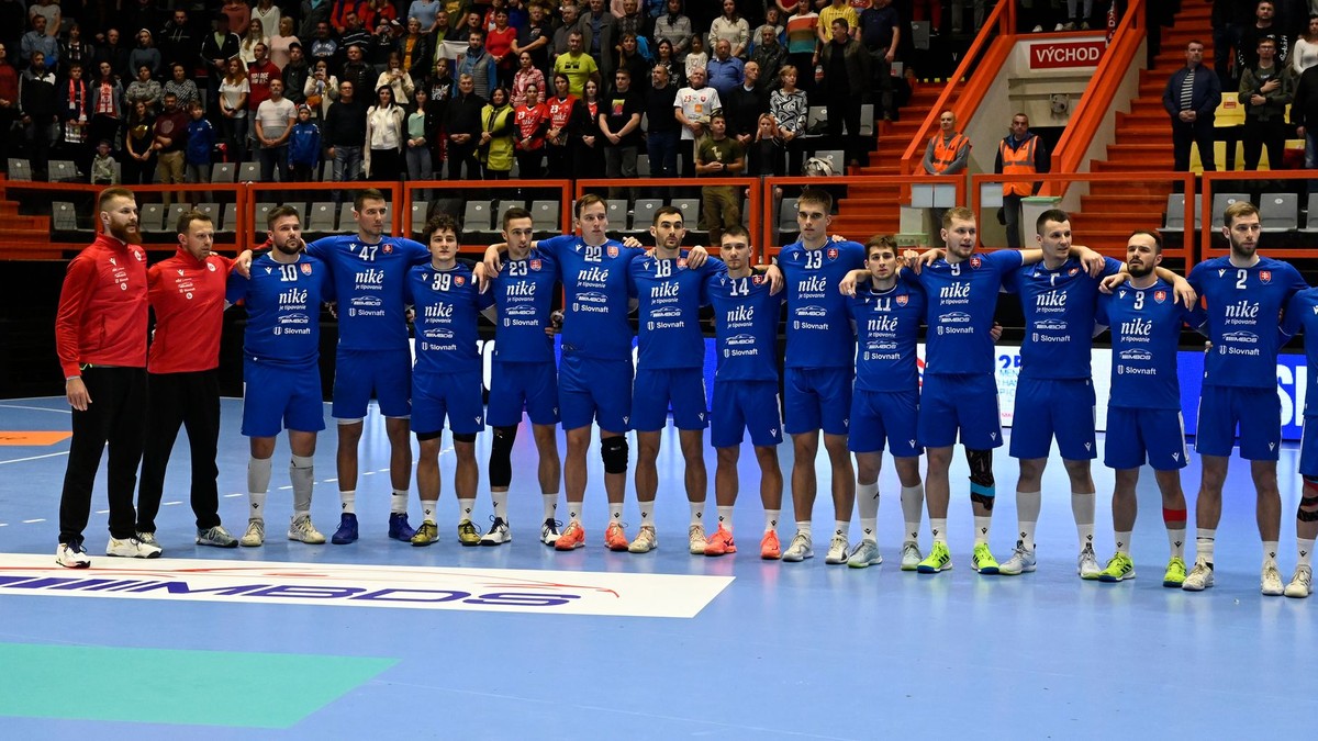 Slovenskí hádzanári.