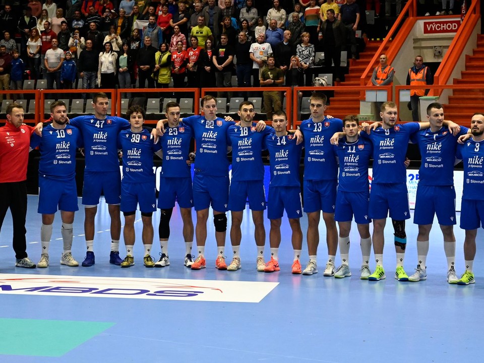 Slovenskí hádzanári.