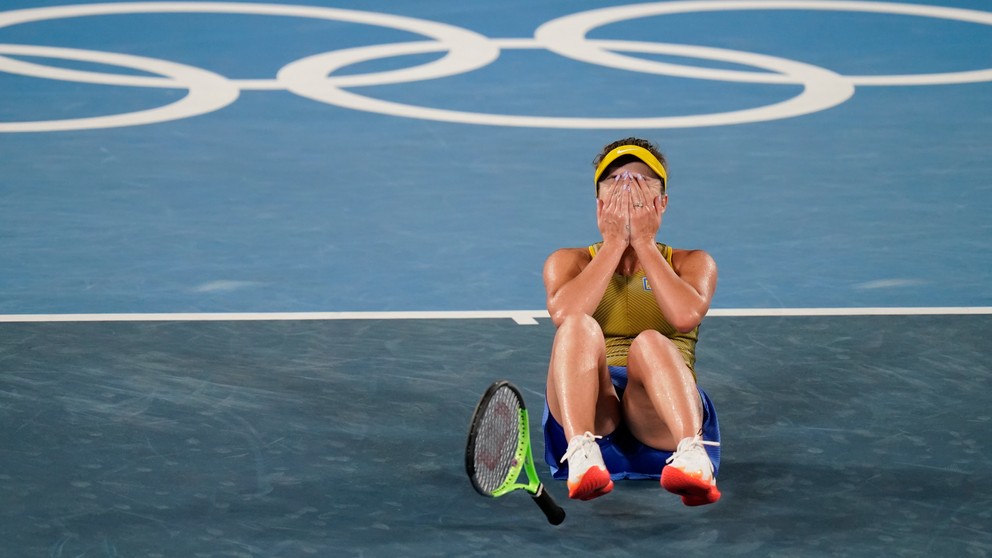 Elina Svitolinová získala bronz v tenise na OH Tokio 2020.