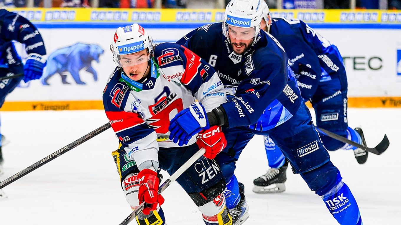 Momentka zo zápasu Pardubice - Kometa Brno