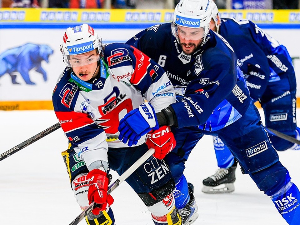 Momentka zo zápasu Pardubice - Kometa Brno