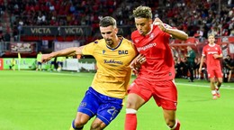 Záber zo zápasu FC Twente Enschede - DAC 1904 Dunajská Streda