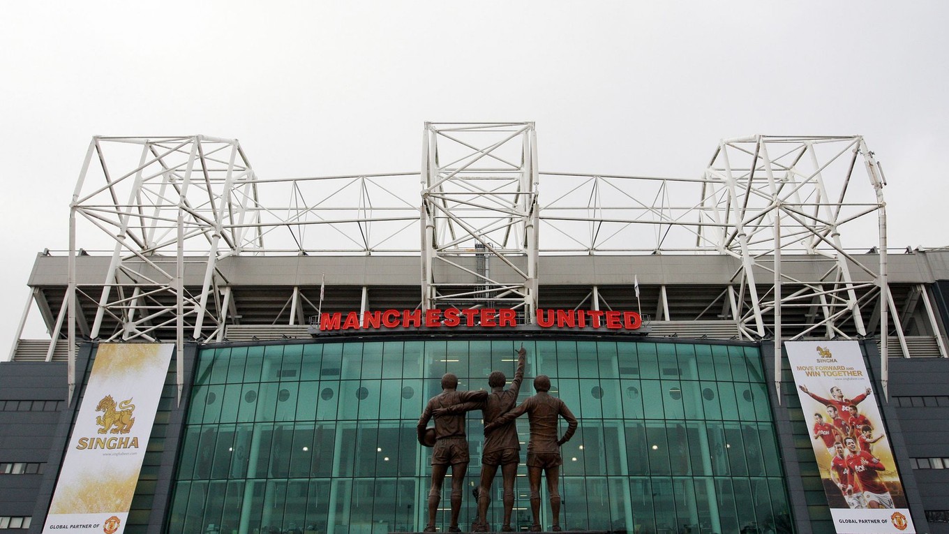 Štadión Manchestru United Old Trafford.