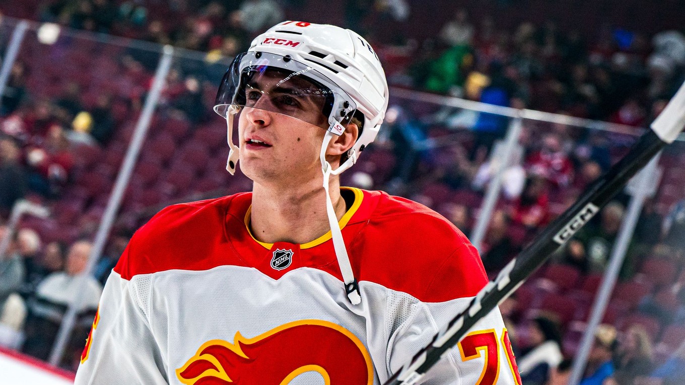 Martin Pospíšil v zápase Montreal - Calgary