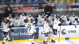 Gólová radosť hráčov Košíc.