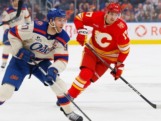 Connor McDavid v zápase Edmonton - Calgary