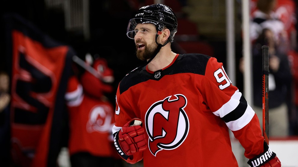 Tomáš Tatar v drese New Jersey Devils. 
