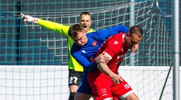 Momentka zo zápasu Slovensko - Česko v malom futbale