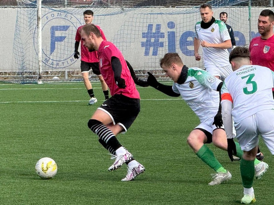 Momentka zo zápasu Martin - Prievidza.