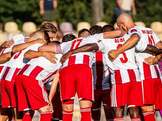 Futbalisti MFK Dukla Banská Bystrica.