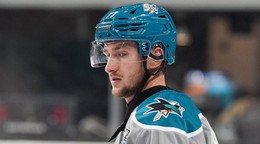 Pavol Regenda v drese tímu San Jose Barracuda.