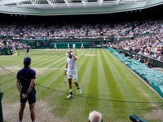 Finále Wimbledonu 2021.