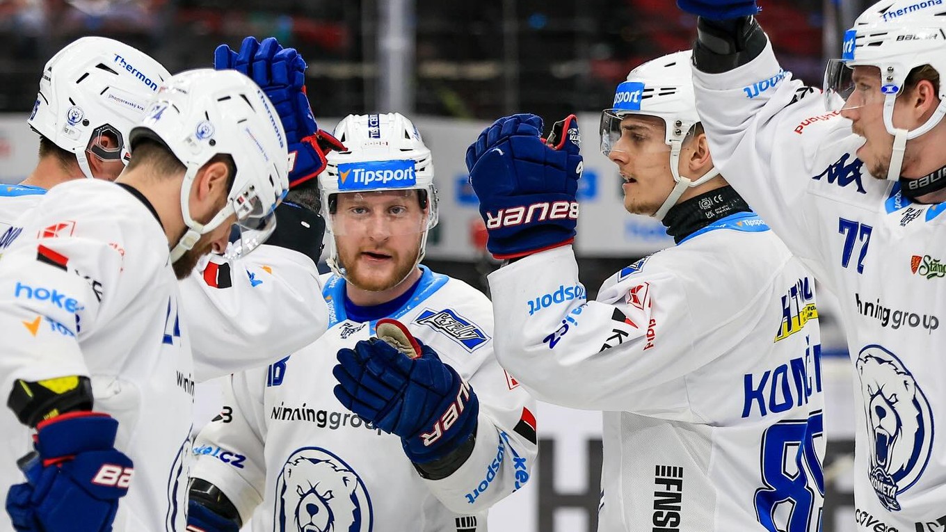 Hokejisti HC Kometa Brno.