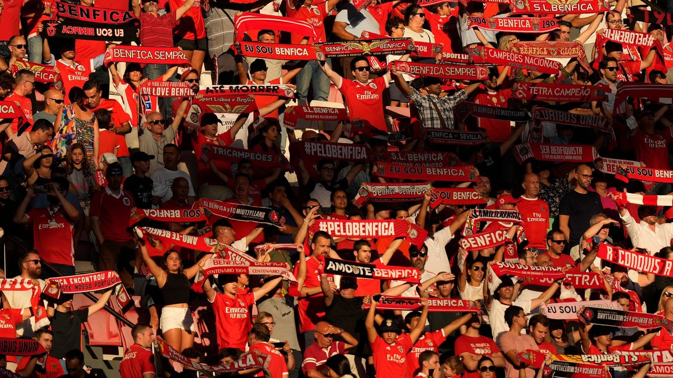 Fanúšikovia Benfica Lisabon