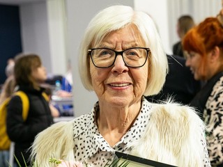 Felicitas Babušíková na slávnostnom uvedení do Siene slávy slovenského krasokorčuľovania.