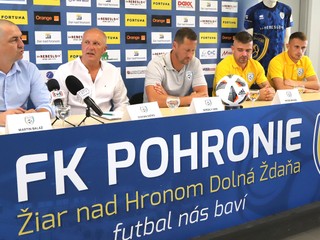 Tlačová konferencia FK Pohronie pred sezónou Fortuna liga 2021/2022.