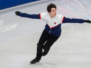 Adam Hagara na tréningu v Miláne.