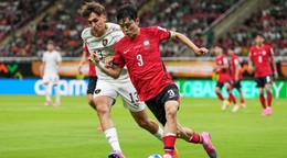 Momentka zo zápasu Južná Kórea - Česko na MS vo futbale 2026