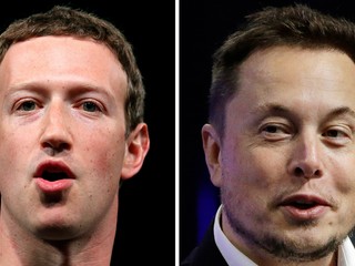 Elon Musk (vpravo) A Mark Zuckerberg.