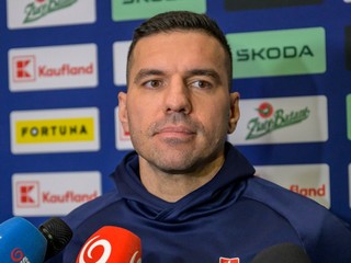 Na snímke je asistent trénera slovenskej hokejovej reprezentácie Peter Frühauf.