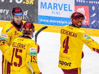 Hokejisti HK Dukla Trenčín.