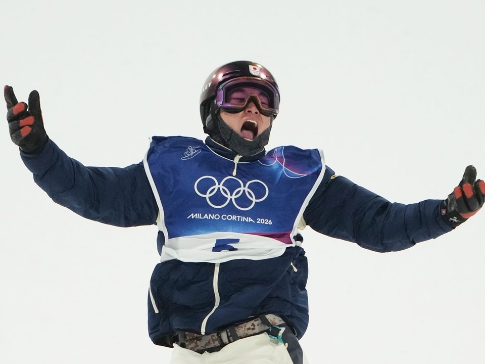 Japonský snoubordista Kira Kimura.