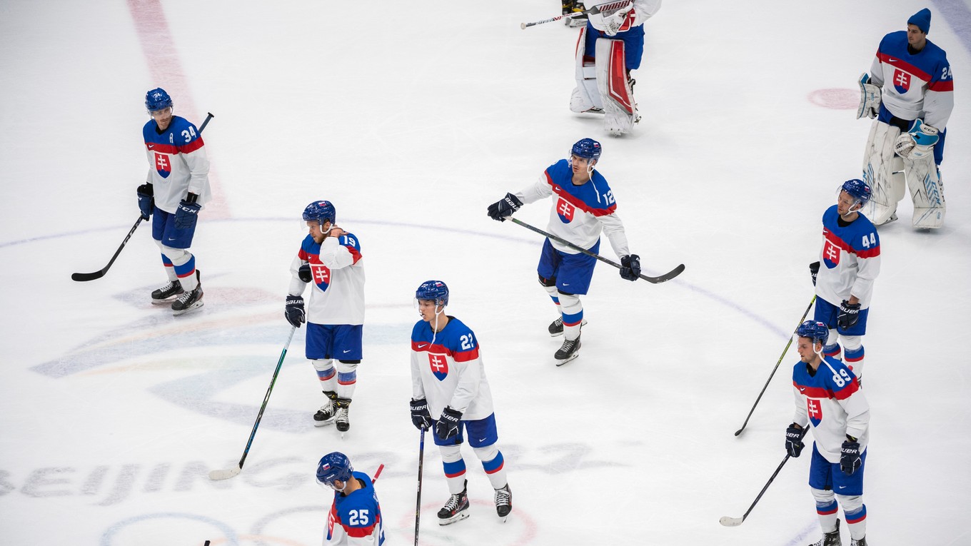 Slovenskí hokejisti na ZOH 2022 v Pekingu.