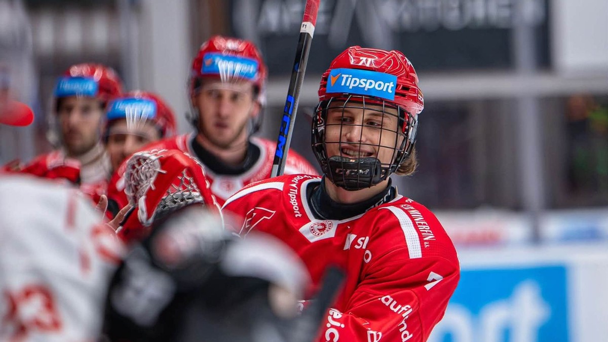 Michal Lazovský v drese Třinca.