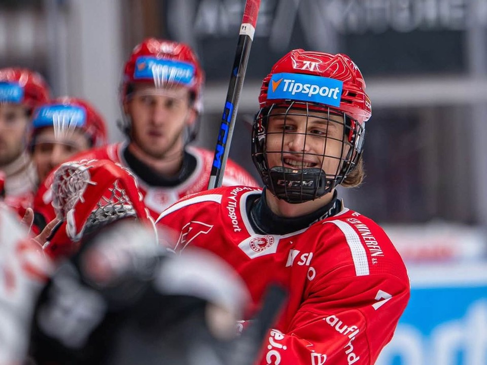 Michal Lazovský v drese Třinca.