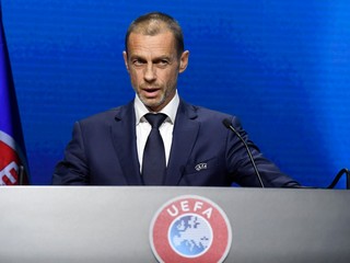 Prezident Európskej futbalovej únie (UEFA) Aleksander Čeferin.