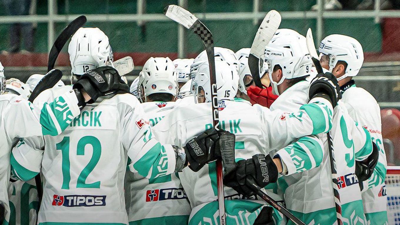 Hokejisti HK Skalica. 